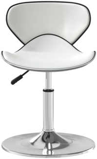 vidaXL Esszimmerstuhl Weiß Kunstleder 3088595