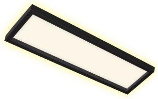 Briloner LED Panel Cadre schwarz 58,2x20,2 cm warmweiß, Backlight-Effekt