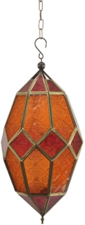 Orientalische Hängelaterne Selma Rot-Orange