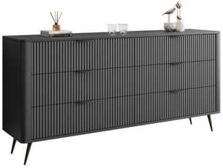 Lookway Kommode SCARLETT 6S mit Schubladen und Metallgriffe, Breite: 163 cm