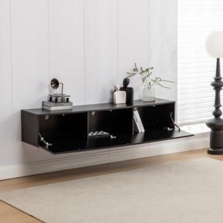 Thanaddo TV-Bank TV Schrank, Lowboard Fernsehschrank TV Schrank Hängend, Breite 160cm,Breite 195cm,Breite 190cm