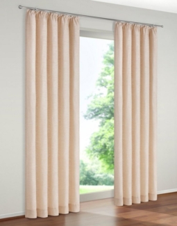 Wirth Vorhang Holmsund 288g/qm, Kräuselband (1 St), blickdicht, Chenille