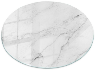 Tulup Tischplatte Couchtisch Glasplatte Marmoroberflächenmuster Oberplatte Tisch Glas