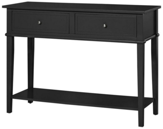 loft24 Konsolentisch Franklin, Ablagetisch mit 2 Schubladen, Landhaus, Breite 104 cm