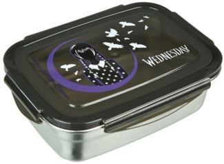 Wednesday Edelstahl Lunchbox 550 ml für Schule Ausflüge und Alltag