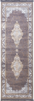 Morgenland Orientalischer Webteppich - Aysan - läufer - 200 x 100 - Dunkelgrau