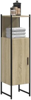 vidaXL Badschrank Sonoma-Eiche 33x33x120,5 cm Holzwerkstoff 842467