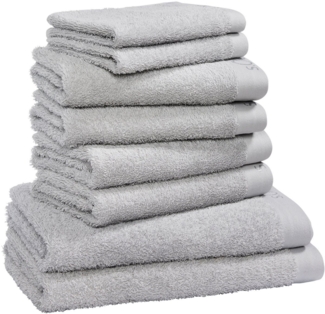 s.Oliver Handtuch Set s.Oliver, Premium Qualität, 600 gr/m², Walkfrottier (Set, 8-St), 2 Gästetücher 30x50, 4 Handtücher 50x100, 2 Duschtücher 70x140