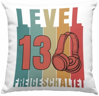 Trendation Dekokissen Trendation - 13. Geburtstag Junge Lustige Gamer Kissen Zocker Geschenk