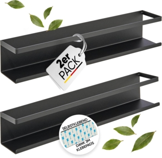 LIKAYA Gewürzregal 2er Set für Gewürzgläser Ankerkraut 3M™ Klebepads. SubElemente
