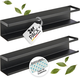 LIKAYA Gewürzregal 2er Set für Gewürzgläser Ankerkraut 3M™ Klebepads. SubElemente