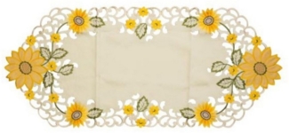 HTI-Living Tischläufer Tischläufer 40 x 90 cm Sonnenblume (Stück 1-tlg, 1 Tischläufer), Tischdecke