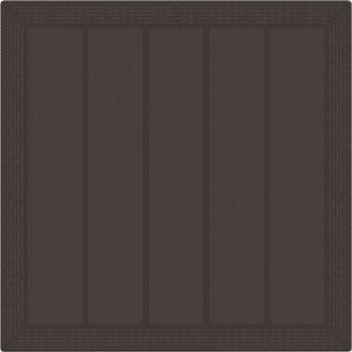 vidaXL Garten Essgruppe 5 pcs Braun Polypropylen 3378538