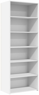 vidaXL Highboard Weiß 70x41x185 cm Holzwerkstoff 3281687