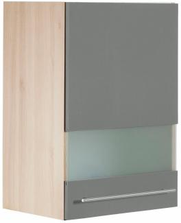 OPTIFIT Glashängeschrank Bern Breite 50 cm, Front mit Milchglas-Einsatz, mit Metallgriff