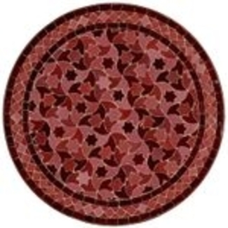 Mosaiktisch Kachel rot