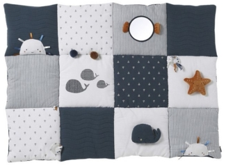 VERTBAUDET Baby Activity-Decke „Das süße Leben“ blau