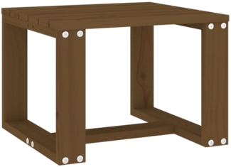 vidaXL Garten-Beistelltisch Honigbraun 40x38x28,5 cm Massivholz Kiefer 825082