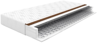 Bonnellfederkernmatratze Bonnellfederkern-Matratze Matratze mit Kokos H3 20 cm Premium, Deine Möbel 24, 20 cm hoch, (Wendematratze, Wendematratze Höhe 20 cm H3 Top Qualität), 80 x 200,90 x 200,100x200,120 x 200,140 x 200,160x200,180x200