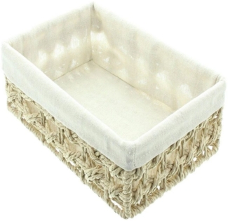 Home-trends24. de Aufbewahrungskorb Füllkorb Boho Natur Stoffeinsatz Korb Universal Aufbewahrung