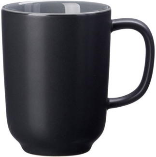 Ritzenhoff & Breker Becher Sonora, mit Henkel, Henkelbecher, Kaffeebecher, Tasse, Porzellan, Braun, 400 ml, 412420