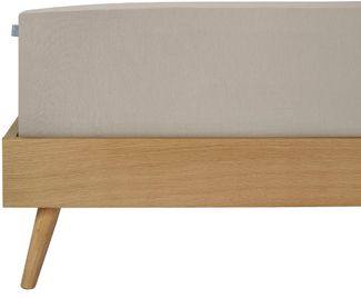 Schiesser Spannbettlaken Elli - 97/3 - 180 x 200 cm - Helltaupe