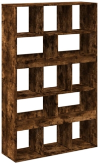 vidaXL Bücherregal Räuchereiche 100x33x156,5 cm Holzwerkstoff 3309370