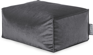 Sitting Point Sitzsack Marla Roll Samt anthrazit