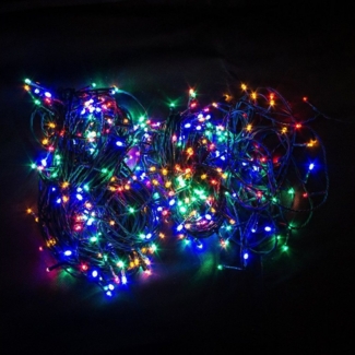LED Lichterkette bunt 500er Farblichterkette Weihnachten für innen & außen