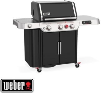 Weber 'Genesis EX-335 Ironman' Smarter Gasgrill, schwarz, 123 x 68 x 157 cm