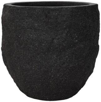 Pflanzgefäß The Rock Pflanzkasten Blumenkasten 28x24 cm Steinoptik Anthrazit