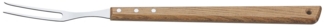 Tramontina 'Churrasco' Grillgabel, Edelstahl/Holz, Silber/Braun, 46 cm