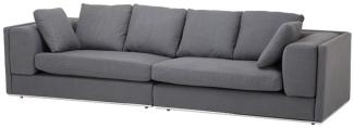 Casa Padrino Sofa Grau 290 x 111 x H. 80 cm - Luxus Kollektion