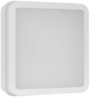 Außenwandleuchte, LED/18W, mit HF-Sensor, 220x220 weiß