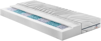 Irisette 'Sylt TTFK' 7-Zonen 1000er Tonnentaschenfederkernmatratze H2, 140x200 cm