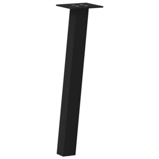 vidaXL Couchtischbeine 4 Stk. Schwarz 30 cm Stahl 4012484