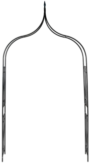 vidaXL Rosenbogen Dunkelgrün 120x38x258 cm Eisen 47094
