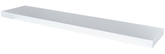 Levandeo® Wandregal, Wandboard Bobby 100cm weiß Wandregal Regal Board Bord