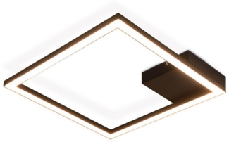 Nettlife LED Deckenleuchte Deckenleuchte Eckig Modern 3000K Warmweiß, LED fest integriert, Warmweiß, für Schlafzimmer Küche Flur Wohnzimmer