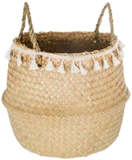 Atmosphera Créateur d'intérieur Aufbewahrungskorb, mit Fransen