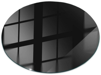Tulup Tischplatte Glasplatte für Couchtisch Glatte schwarze Farbe Couchtisch Glasplatte