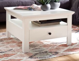 Trendteam 'Baxter' Couchtisch, Holz weiß, 70 x 45 x 70 cm