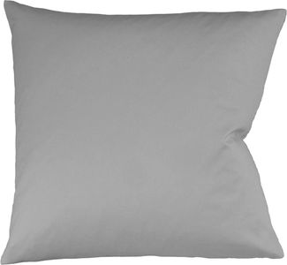 fleuresse Kissenbezug Colours Mako Satin, 100% Baumwolle, mit Reißverschluss, (2 Stück), Mako Satin, glänzend, glatt, Premium Qualität