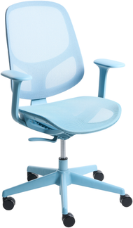 Bürostuhl AERI Stoff Hellblau