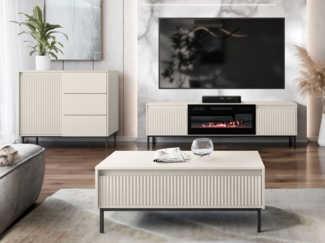 Wohnzimmer-Set Ozmi IV (Farbe: Cashmere)