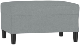 vidaXL Fußhocker Hellgrau 70 x 55 x 41 cm Stoff [349303]