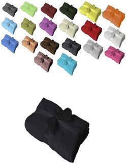 4 x Badvorleger 700 g/m² 50x80 cm Schwarz