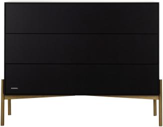 Kidsmill Boutique Kommode Schwarz / Brass Schwarz