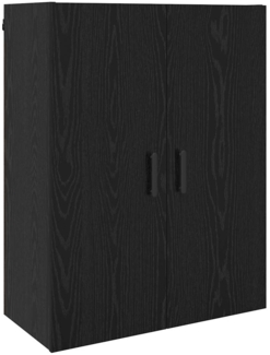 vidaXL Wandschrank Schwarz Eichen-Optik 69.5 x 34 x 90 cm 879521
