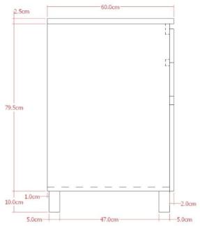 Anrichte Carmelo 45 cm wetterfest Outdoorküche von Teako Design